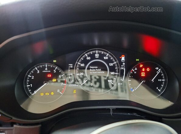 7MMVABBL2TN453307 2026 MAZDA CX-5 Gray Սարքավորումների վահանակի տեսք