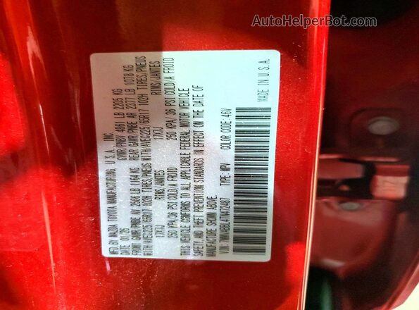 7MMVABBL4TN472487 2026 MAZDA CX-5 Red Vista interior de 360 grados