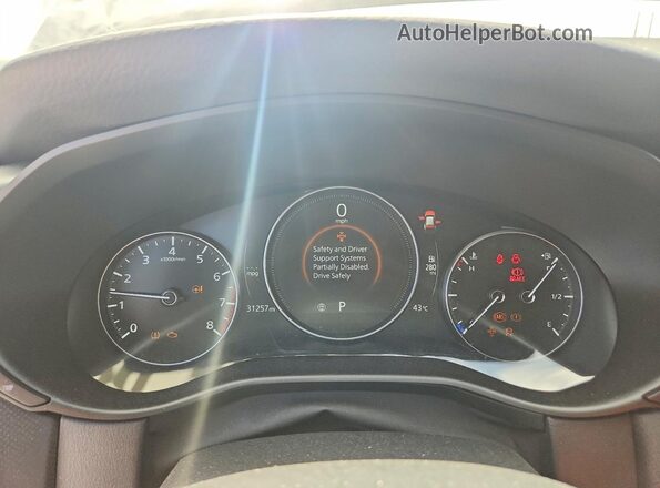 7MMVABBM0RN162810 2024 MAZDA CX-5 Charcoal ხელსაწყოთა პანელის ხედი