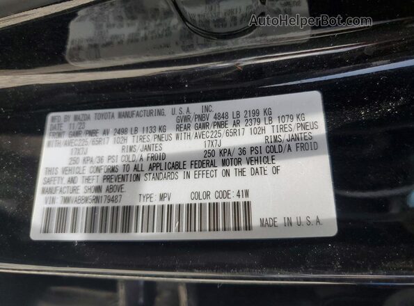 7MMVABBM5RN179487 2024 MAZDA CX-5 Black Շարժիչի բաժամունքի տեսք