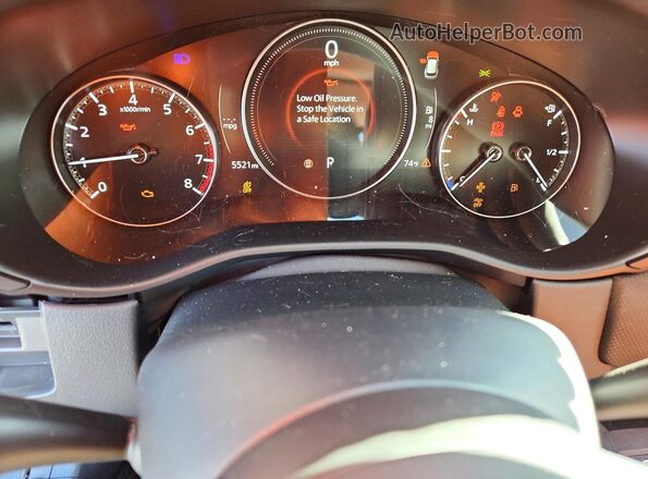 7MMVABBM9SN385806 2025 MAZDA CX-5 Gray Vista del cuadro de instrumentos