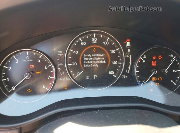 7MMVABCM6PN112456 2023 MAZDA CX-5 Gray Вид щитка приладів