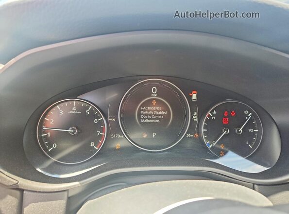 7MMVABDL4TN456867 2026 MAZDA CX-5 Blue Вид щитка приладів