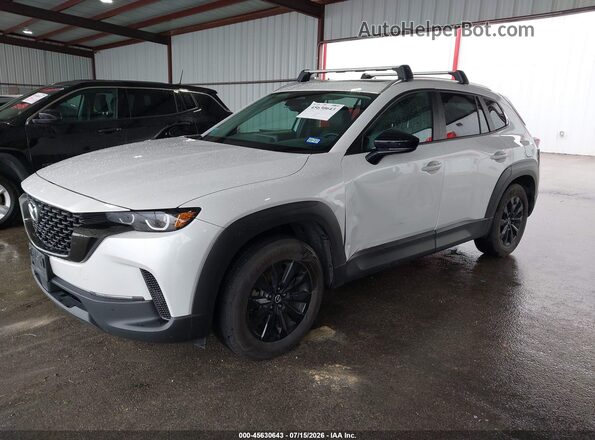 7MMVABDM0SN306570 2025 MAZDA CX-5 White წინა მარცხენა ხედი სამი მეოთხედიდან