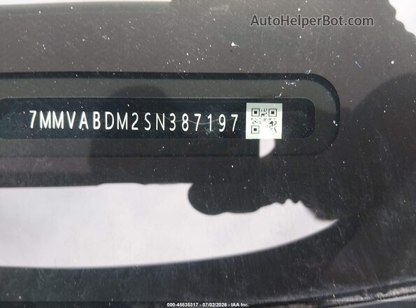 7MMVABDM2SN387197 2025 MAZDA CX-5 Dark Blue Vista del compartimento del motor