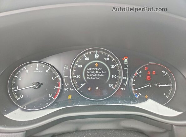 7MMVABDM5SN341007 2025 MAZDA CX-5 Blue Instrument cluster view