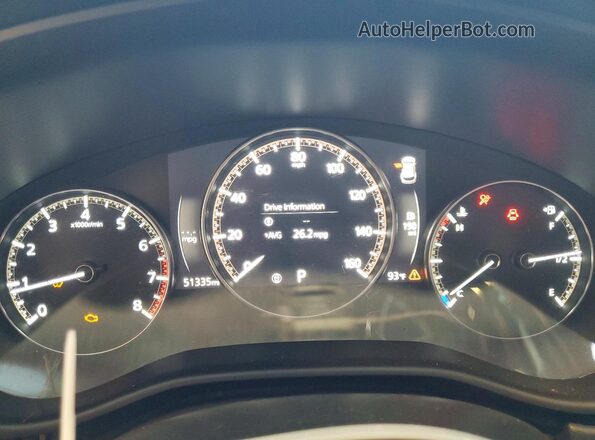 7MMVABDM7RN166480 2024 MAZDA CX-5 Blue Вид щитка приладів