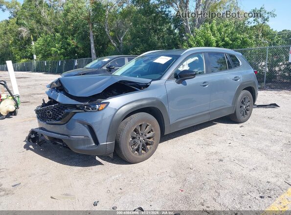 7MMVABDM7RN239993 2024 MAZDA CX-5 Синий Передняя левая четверть