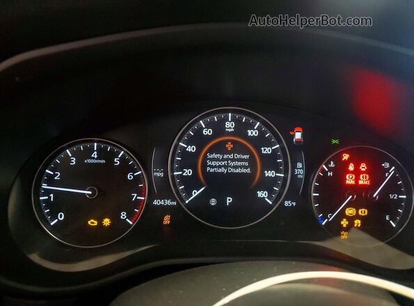 7MMVABDM9RN157747 2024 MAZDA CX-5 Серый Вид щитка приборов