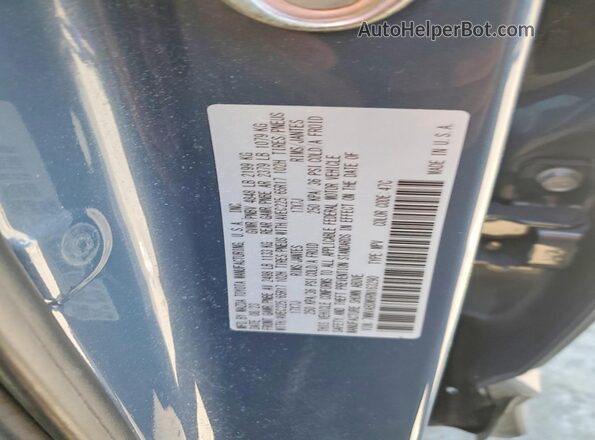 7MMVABDM9RN163290 2024 MAZDA CX-5 Blue VIN კოდის სტიკერის ხედი