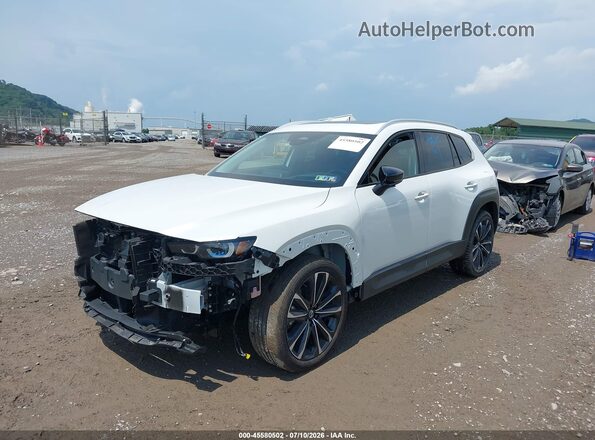 7MMVABDY3SN382450 2025 MAZDA CX-5 White Vista tres cuartos delantera izquierda