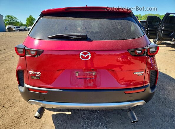 7MMVABDY9PN106040 2023 MAZDA CX-5 Red Вид ззаду