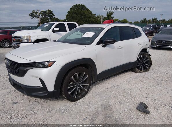 7MMVABEM0SN388850 2025 MAZDA CX-5 White წინა მარცხენა ხედი სამი მეოთხედიდან