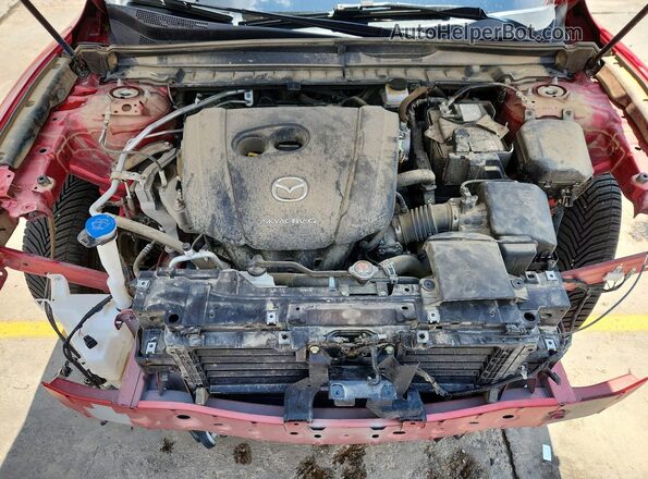 7MMVABEM6PN120635 2023 MAZDA CX-5 Red Engine compartment view