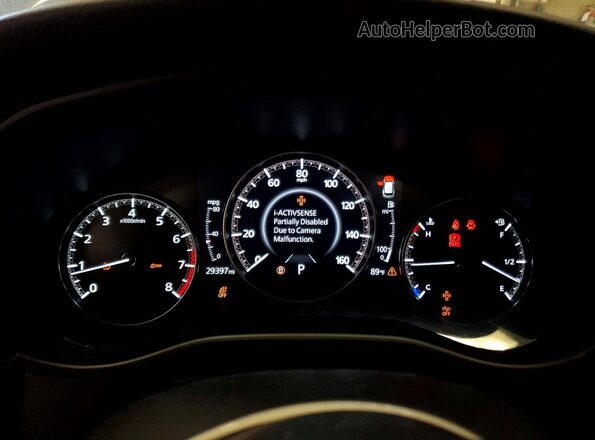 7MMVABEMXSN314593 2025 MAZDA CX-5 Blue Vista del cuadro de instrumentos