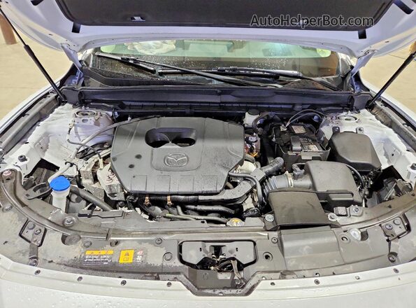 7MMVABEMXSN394137 2025 MAZDA CX-5 White Widok komory silnika