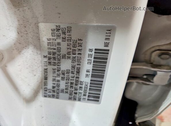 7MMVABEMXSN394137 2025 MAZDA CX-5 White Widok wnętrza 360 stopni