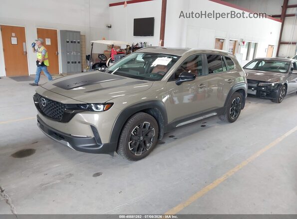 7MMVABXY1SN323912 2025 MAZDA CX-5 Green Առջևի ձախ երեք քառորդ տեսարան