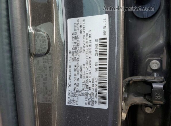 7MMVABXY6PN116505 2023 MAZDA CX-5 Gray Widok naklejki z numerem VIN