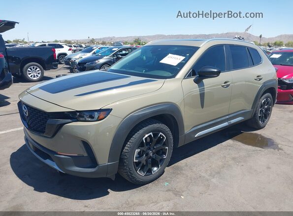 7MMVABXY7PN139968 2023 MAZDA CX-5 Green წინა მარცხენა ხედი სამი მეოთხედიდან