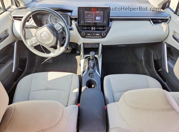 7MUAAAAG2NV030565 2022 TOYOTA COROLLA Silver Вид панелі приладів
