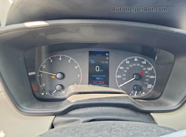 7MUAAAAG3RV101181 2024 TOYOTA COROLLA Black ხელსაწყოთა პანელის ხედი