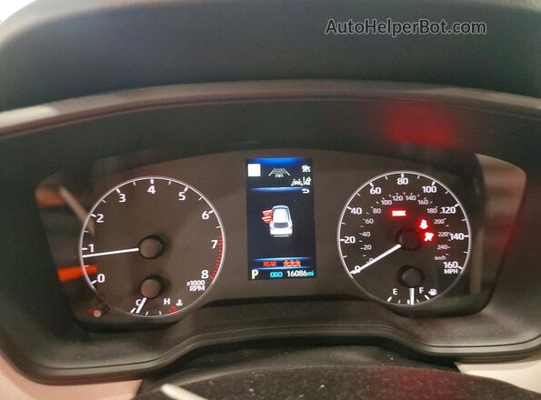 7MUAAABG8RV099331 2024 TOYOTA COROLLA White Vista del cuadro de instrumentos
