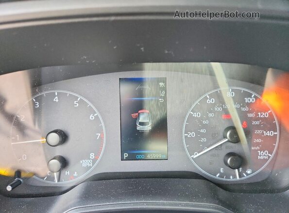 7MUBAAAG6RV084252 2024 TOYOTA COROLLA Gray Instrument cluster view