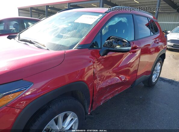7MUBAABG1RV108505 2024 TOYOTA COROLLA CROSS Red Вид спереду