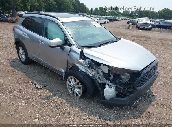 7MUBAABG2PV078184 2023 TOYOTA COROLLA CROSS Silver წინა ხედი