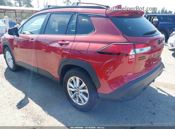 7MUBAABG5PV063498 2023 TOYOTA COROLLA CROSS Red Rear left