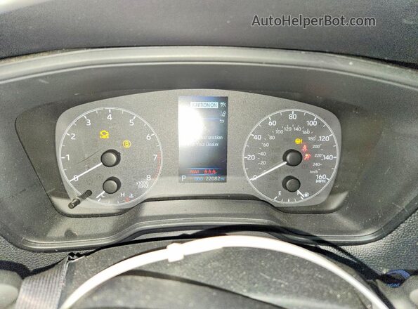 7MUBAABGXPV046728 2023 TOYOTA COROLLA Silver Вид щитка приладів