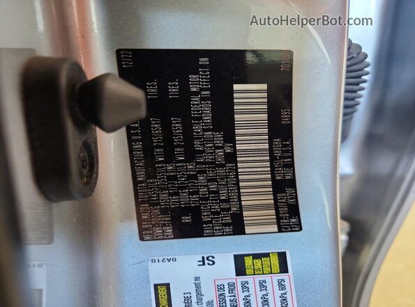 7MUBAABGXPV046728 2023 TOYOTA COROLLA Silver Панорамний вид салону 360°