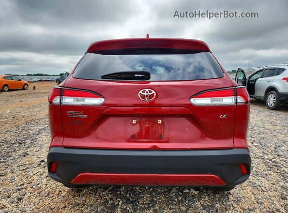 7MUCAAAG5NV036675 2022 TOYOTA COROLLA Red Rear view