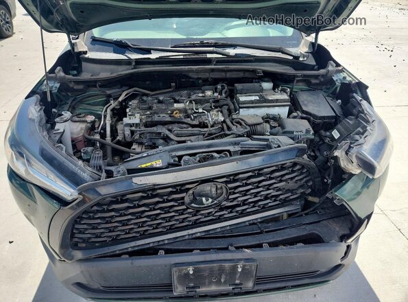 7MUCAAAGXPV038053 2023 TOYOTA COROLLA Green Вид підкапотного простору