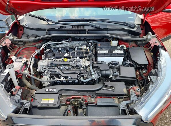 7MUCAABG3PV064475 2023 TOYOTA COROLLA Red ძრავის განყოფილების ხედი