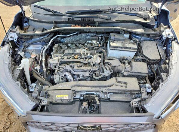 7MUCAABG7NV030360 2022 TOYOTA COROLLA Blue Vista del compartimento del motor