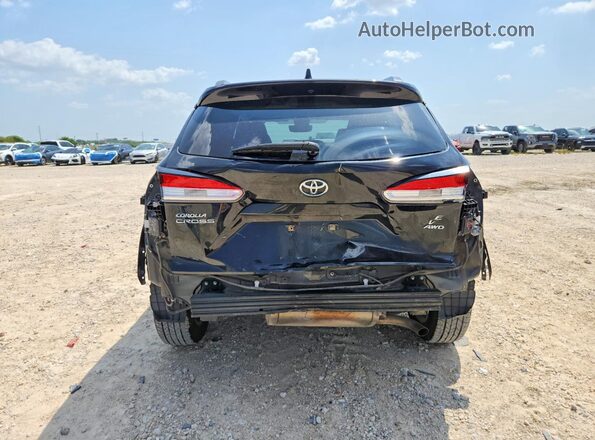 7MUCAABGXNV026237 2022 TOYOTA COROLLA Black უკანა ხედი