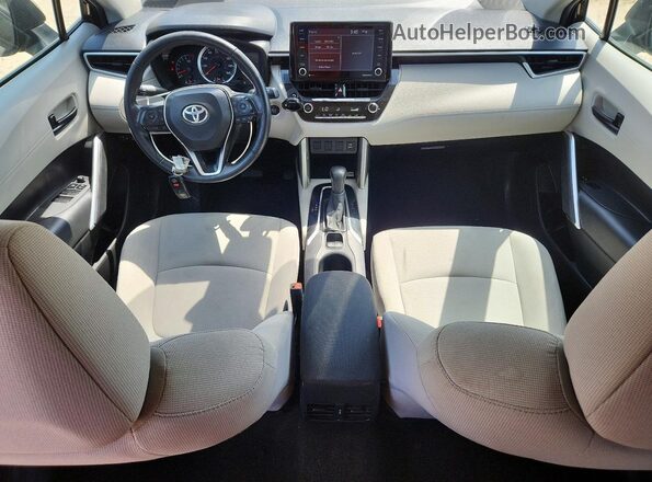 7MUCAABGXNV026237 2022 TOYOTA COROLLA Black წინა პანელის ხედი