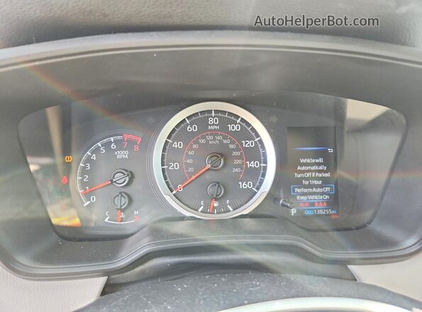 7MUCAABGXNV026237 2022 TOYOTA COROLLA Black ხელსაწყოთა პანელის ხედი