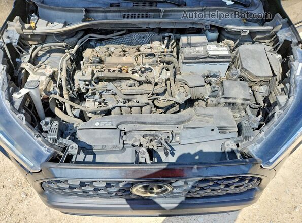 7MUCAABGXNV026237 2022 TOYOTA COROLLA Black ძრავის განყოფილების ხედი