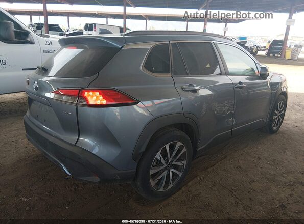7MUDAAAG3NV030944 2022 TOYOTA COROLLA CROSS Синий Задняя правая четверть