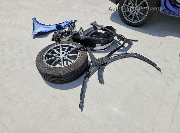 7MUDAAAG4RV081150 2024 TOYOTA COROLLA Blue VIN კოდის სტიკერის ხედი