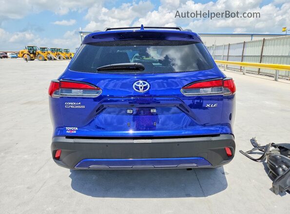 7MUDAAAG4RV081150 2024 TOYOTA COROLLA Blue უკანა ხედი
