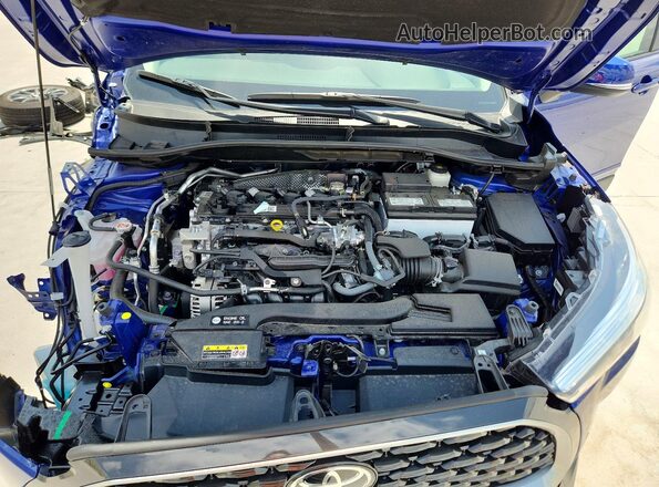 7MUDAAAG4RV081150 2024 TOYOTA COROLLA Blue ძრავის განყოფილების ხედი