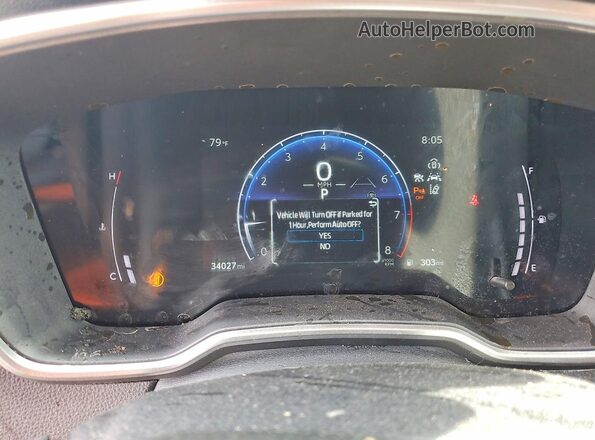 7MUDAAAG5SV138378 2025 TOYOTA COROLLA Blue Вид щитка приладів