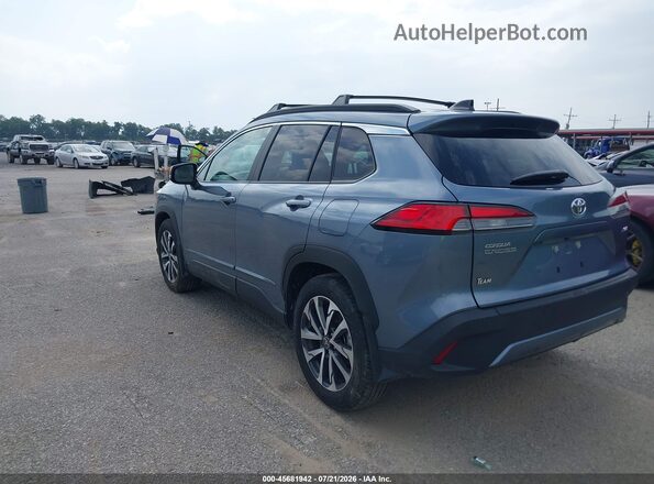 7MUDAAAG6SV136445 2025 TOYOTA COROLLA CROSS Blue Trasero izquierdo