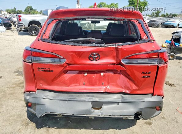 7MUDAABG4NV024147 2022 TOYOTA COROLLA Red Rear view