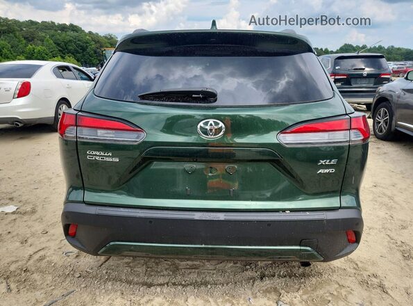 7MUDAABG7NV024496 2022 TOYOTA COROLLA Зеленый Вид сзади