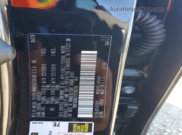 7MUFBABG2TV106784 2026 TOYOTA COROLLA Black Widok naklejki z numerem VIN